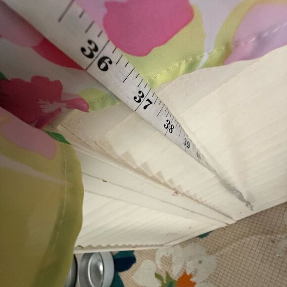 Pink and Green Flutter Sleeve A-Line Sundress - Picture 6 of 11